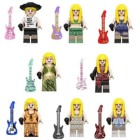 Taylor Swift Set of 8 Lego Minifigures - Style 3