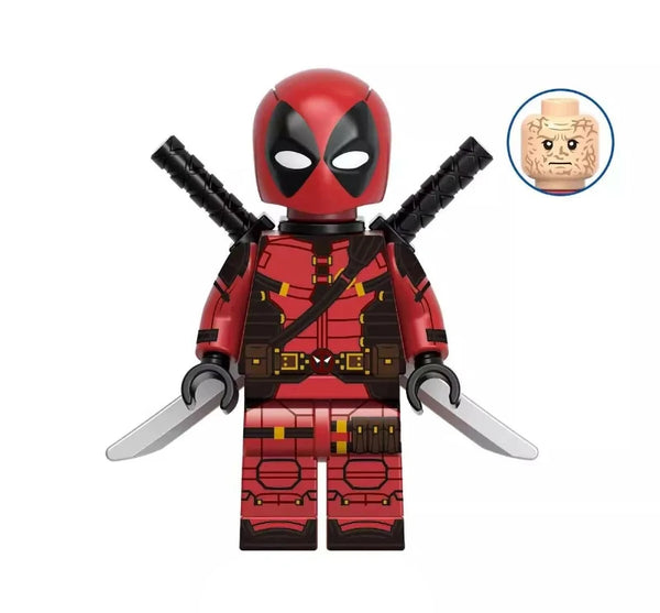 Marvel Deadpool Lego Minifigure - Figure 44 - Deadpool (rare edition)