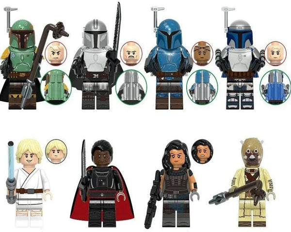 Star Wars Set of 8 Lego Minifigures - Style 41