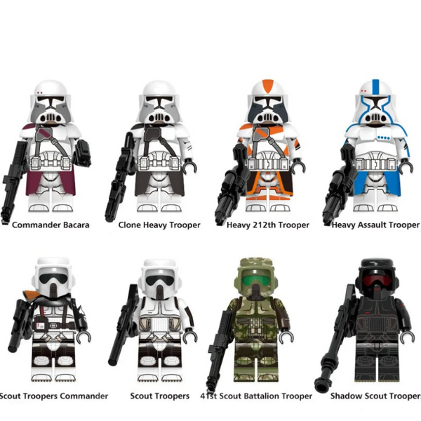 Star Wars Set of 8 Lego Minifigures - Style 25