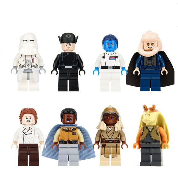 Star Wars Set of 8 Lego Minifigures - Style 47