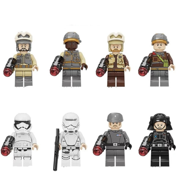 Star Wars Set of 8 Lego Minifigures - Style 46