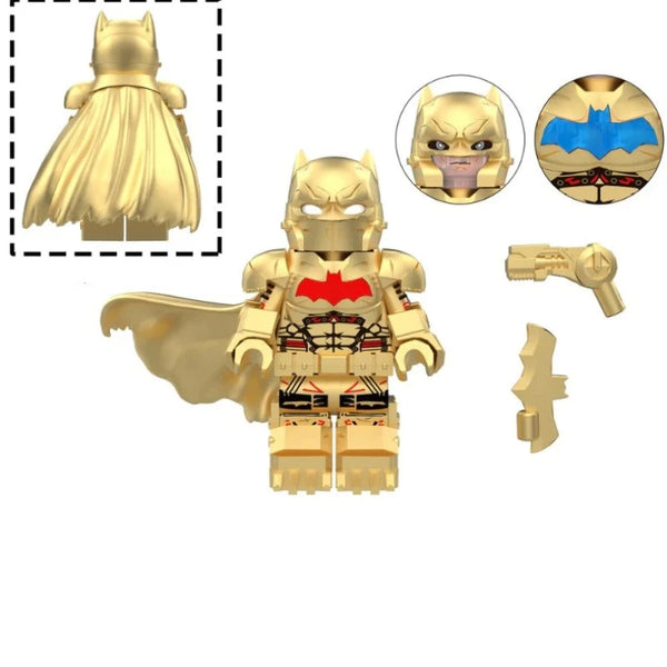 Batman Lego Minifigure - Figure 124 - Batman - Gold (limited edition)