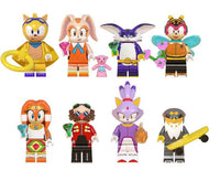 Sonic The Hedgehog Set of 8 Lego Minifigures - Style 2