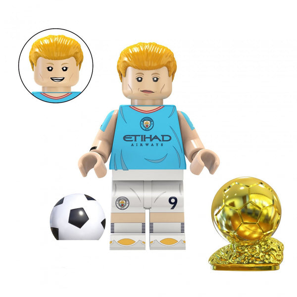 Football Lego Minifigure - Figure 1 - Erling Haaland