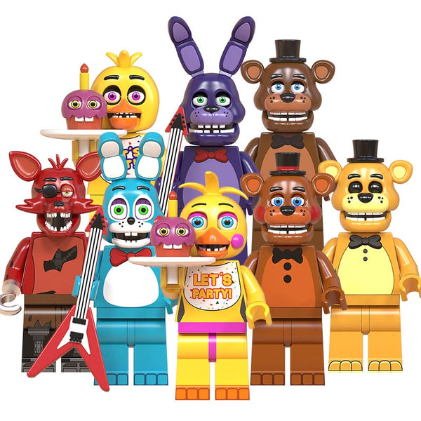 Five Nights at Freddy's Set of 8 Lego Minifigures - Style 3