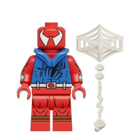 Marvel Spiderman Lego Minifigure - Figure 109 - Spiderman - Scarlet Spider (2nd edition)