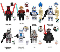 Star Wars Set of 8 Lego Minifigures - Style 42