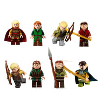 The Lord of the Rings Set of 8 Lego Minifigures - Style 15