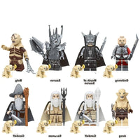 The Lord of the Rings Set of 8 Lego Minifigures - Style 11