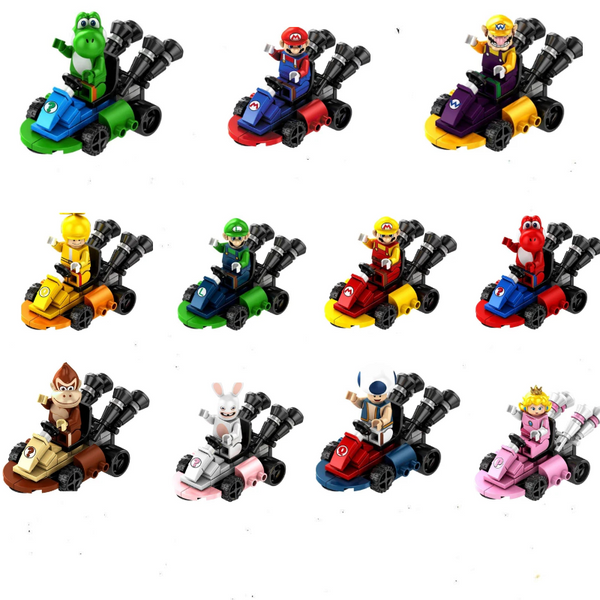 Super Mario Set of 11 Lego Minifigures - Style 3