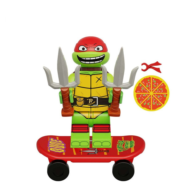 Teenage Mutant Ninja Turtles Lego Minifigure - Figure 12 - Raphael (mutant mayhem)