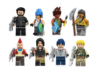 Fortnite Set of 8 Lego Minifigures - Style 6