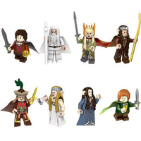 The Lord of the Rings Set of 8 Lego Minifigures - Style 13