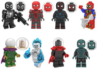 Marvel Spiderman Set of 8 Lego Minifigures - Style 1