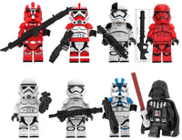 Star Wars Set of 8 Lego Minifigures - Style 20