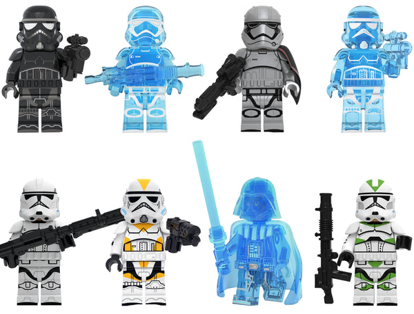 Star Wars Set of 8 Lego Minifigures - Style 19