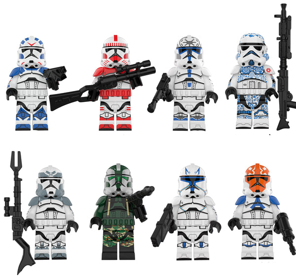 Star Wars Set of 8 Lego Minifigures - Style 17