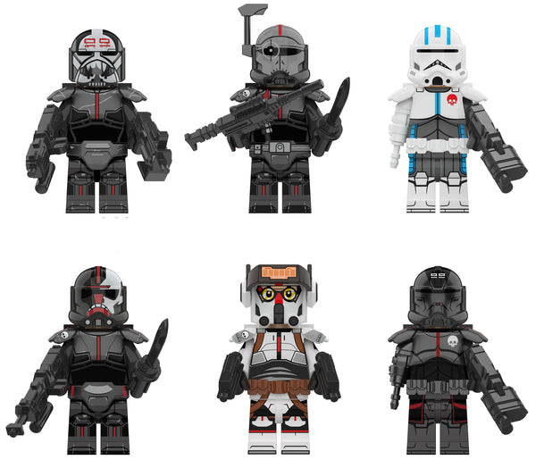 Star Wars Set of 6 Lego Minifigures - Style 14