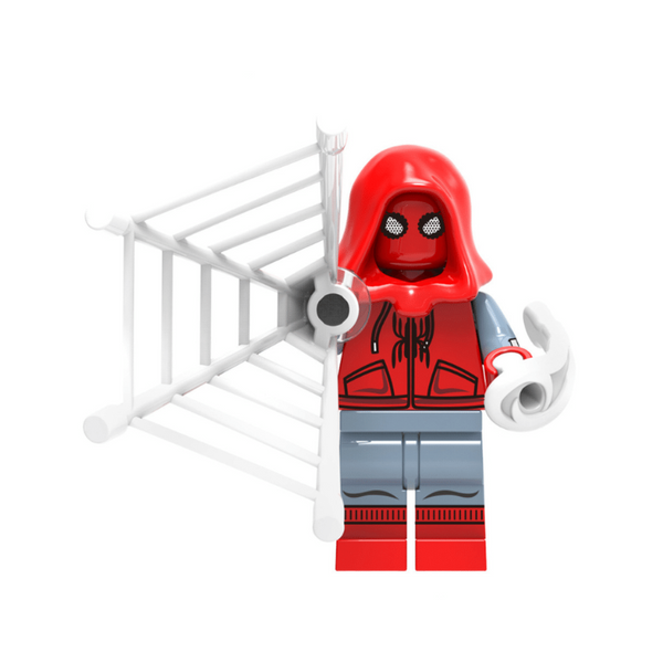 Marvel Spiderman Lego Minifigure - Figure 62 - Spiderman - Homemade suit