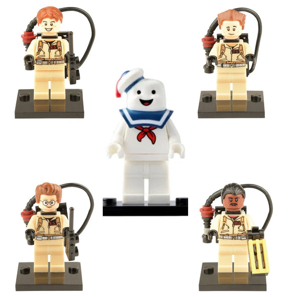 Ghostbusters Set of 5 Lego Minifigures - Style 1