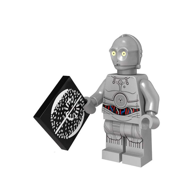 Star Wars Lego Minifigure - Figure 149 - C-3PO (silver edition)