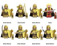 The Lord of the Rings Set of 8 Lego Minifigures - Style 6