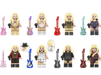 Taylor Swift Set of 8 Lego Minifigures - Style 1