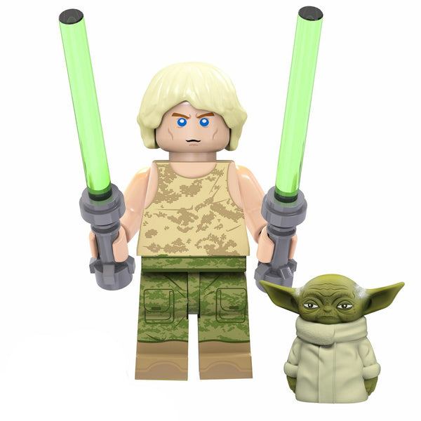 Star Wars Lego Minifigure - Figure 138 - Luke Skywalker (yoda edition)