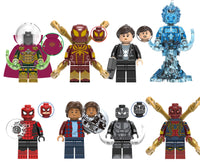 Marvel Spiderman Set of 8 Lego Minifigures - Style 4