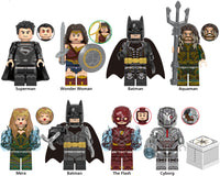 Marvel Batman Set of 8 Lego Minifigures - Style 3