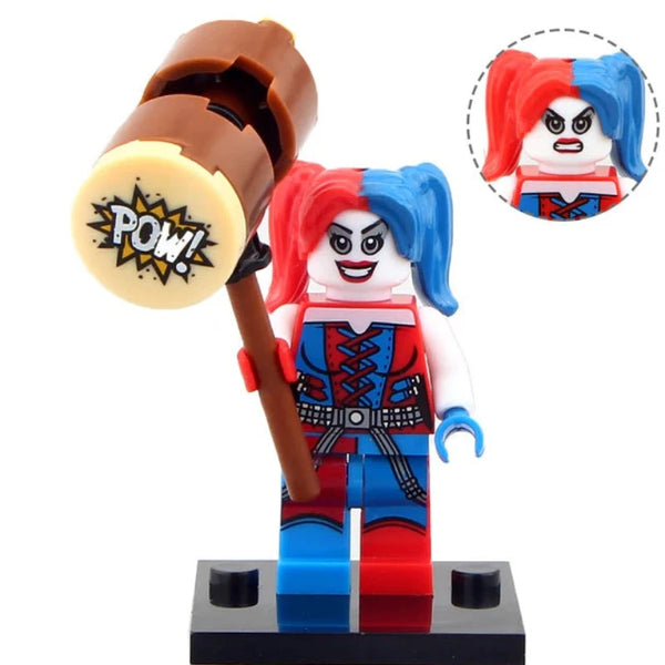 Batman Lego Minifigure - Figure 140 - Harley Quinn (hammer edition)