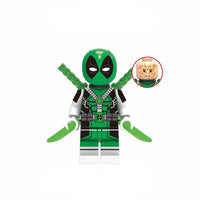 Marvel Deadpool Lego Minifigure - Figure 3 - Greenpool