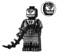 Marvel Spiderman Lego Minifigure - Figure 12 - Custom Venom (2nd Edition)