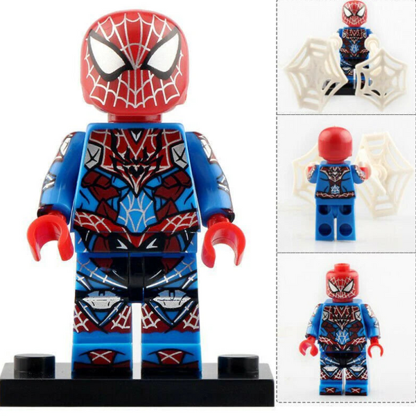 Marvel Spiderman Lego Minifigure - Figure 100 - Spiderman - Play arts Kai suit