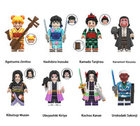 Demon Slayer Anime Set of 8 Lego Minifigures - Style 5