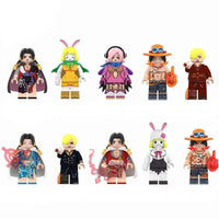 One Piece Anime Set of 8 Lego Minifigures - Style 1