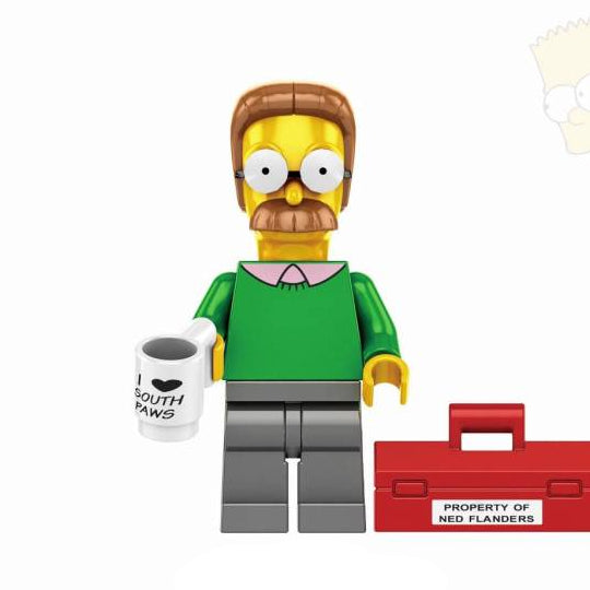 Simpsons Lego Minifigure - Figure 4 - Ned Flanders