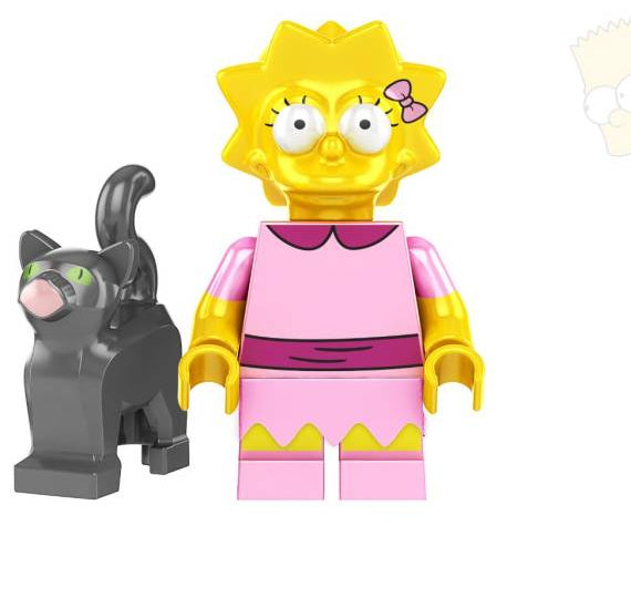 Simpsons Lego Minifigure - Figure 9 - Lisa Simpson
