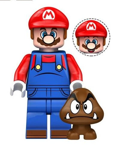 Super Mario Lego Minifigure - Figure 1 - Mario