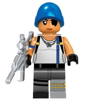 Fortnite Lego Minifigure - Figure 8 - Blue Team Leader (default skin)