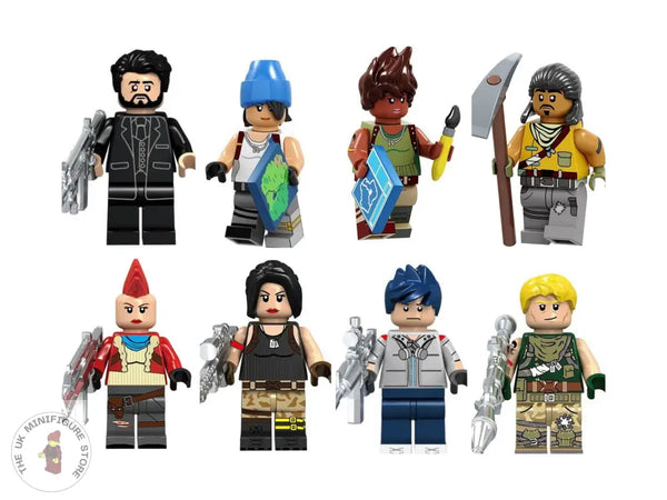 Fortnite Set Of 8 Minifigures - Style 6