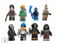 Fortnite Set Of 8 Minifigures - Style 7 Lego