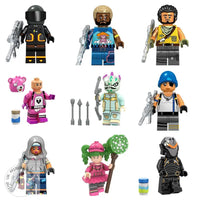 Fortnite Set Of 9 Minifigures - Style 11 Lego