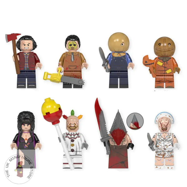 Horror Set Of 8 Minifigures - Style 3 Lego