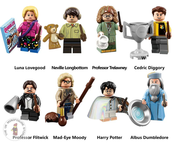 Hp Set Of 8 Minifigures - Style 1