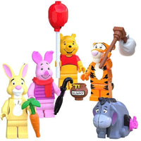 Disney Winnie the Pooh set of 5 Lego Minifigures - Style 2