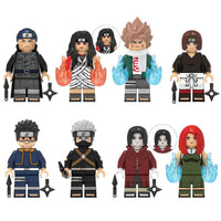 Naruto Anime Set of 8 Lego Minifigures - Style 2