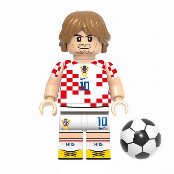 Football Lego Minifigure - Figure 48 - Modric (Croatia edition)