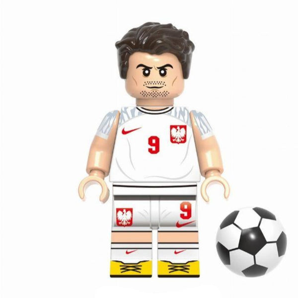 Football Lego Minifigure - Figure 53 - Robert Lewandowski